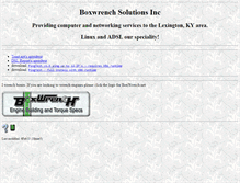 Tablet Screenshot of boxwrench.com